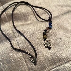 Dainty southwest flower necklace 15”